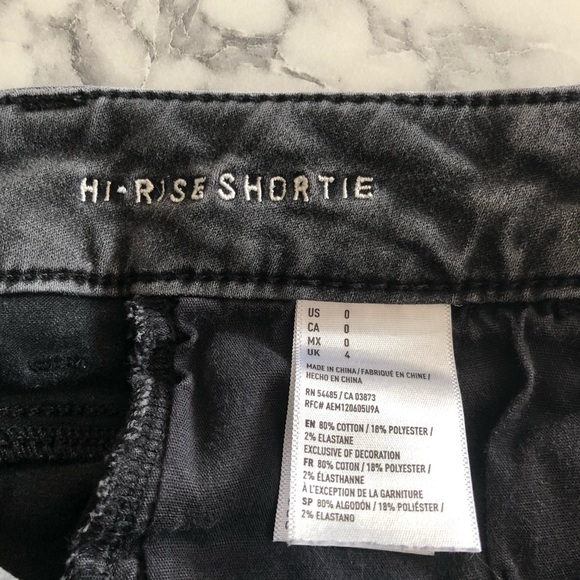 American Eagle Outfitters - Jean Shorts Size 0 - Picture 4 of 5